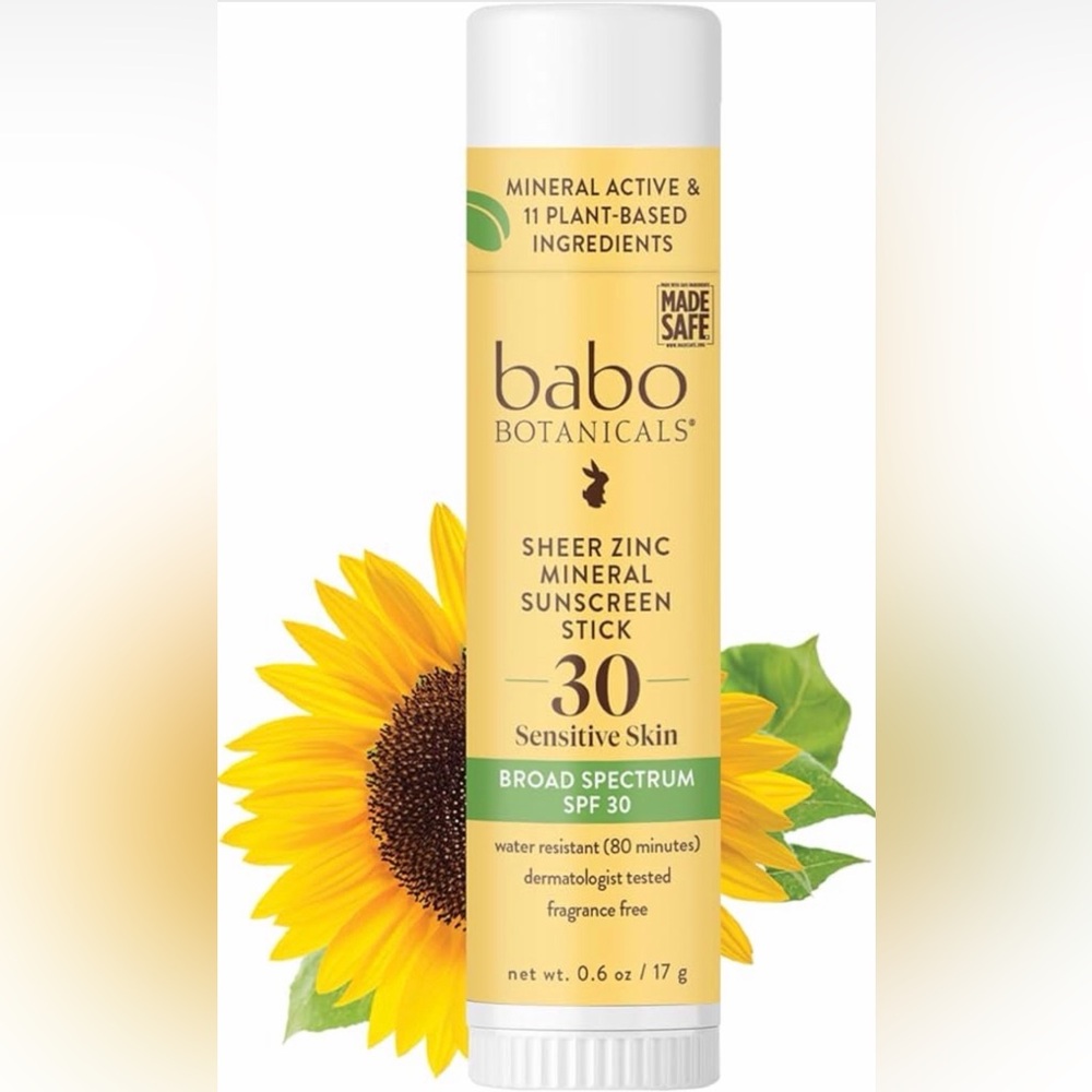 BABO Botanicals Sheer Zinc Mineral Sunscreen Stick (new)